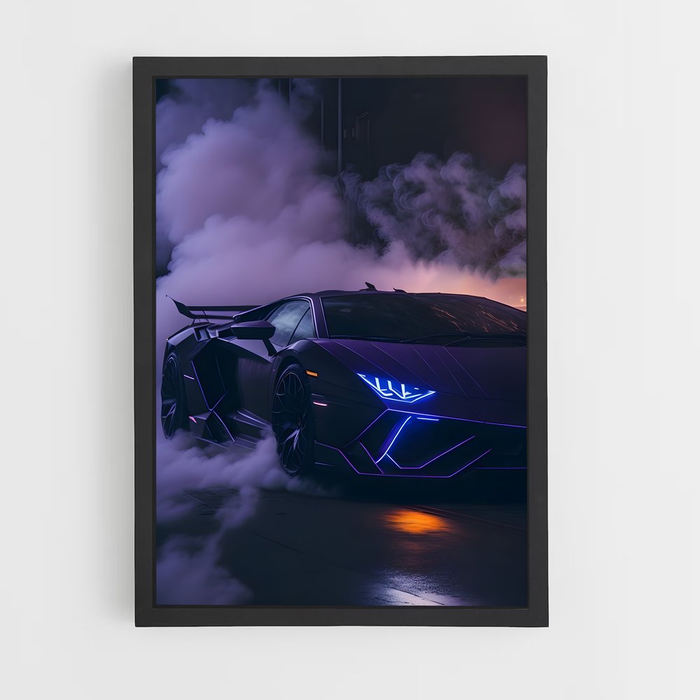 Poster Aventador svj percutantes – affiche Lamborghini (vue 2)
